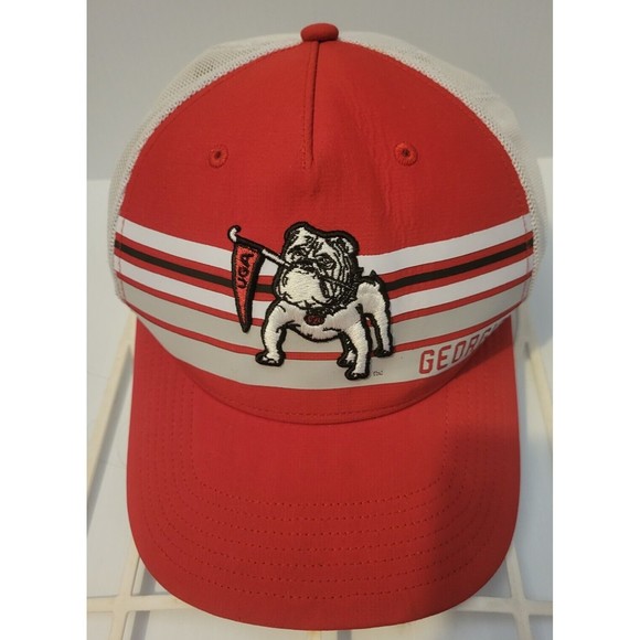 Vintage “GEORGIA BULLDOGS” Mesh Trucker Hat Snapback 80’s 90’s - Picture 1 of 9